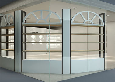Porcellana Armadietto e vetrina di esposizione cosmetici di progettazione nordica per il negozio di lusso di cura di pelle fornitore