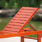 Sofà piegante del Recliner della mobilia all'aperto di legno solida della sedia di spiaggia per la piscina dell'hotel fornitore