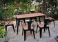 Insieme all'aperto di legno solido moderno semplice della sedia della Tabella del balcone della mobilia per il caffè Antivari di svago fornitore