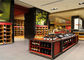 Vetrina di legno dell'esposizione del negozio del banco di mostra del vino rosso per il centro commerciale del negozio del deposito fornitore
