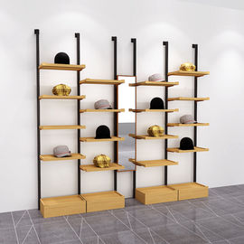 Porcellana Vetrina di legno dell'esposizione di combinazione libera, banco di mostra di legno semplice del cappello fornitore