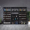 Banco di mostra di legno elegante nero del vino con il trattamento di superficie della verniciatura a spruzzo fornitore